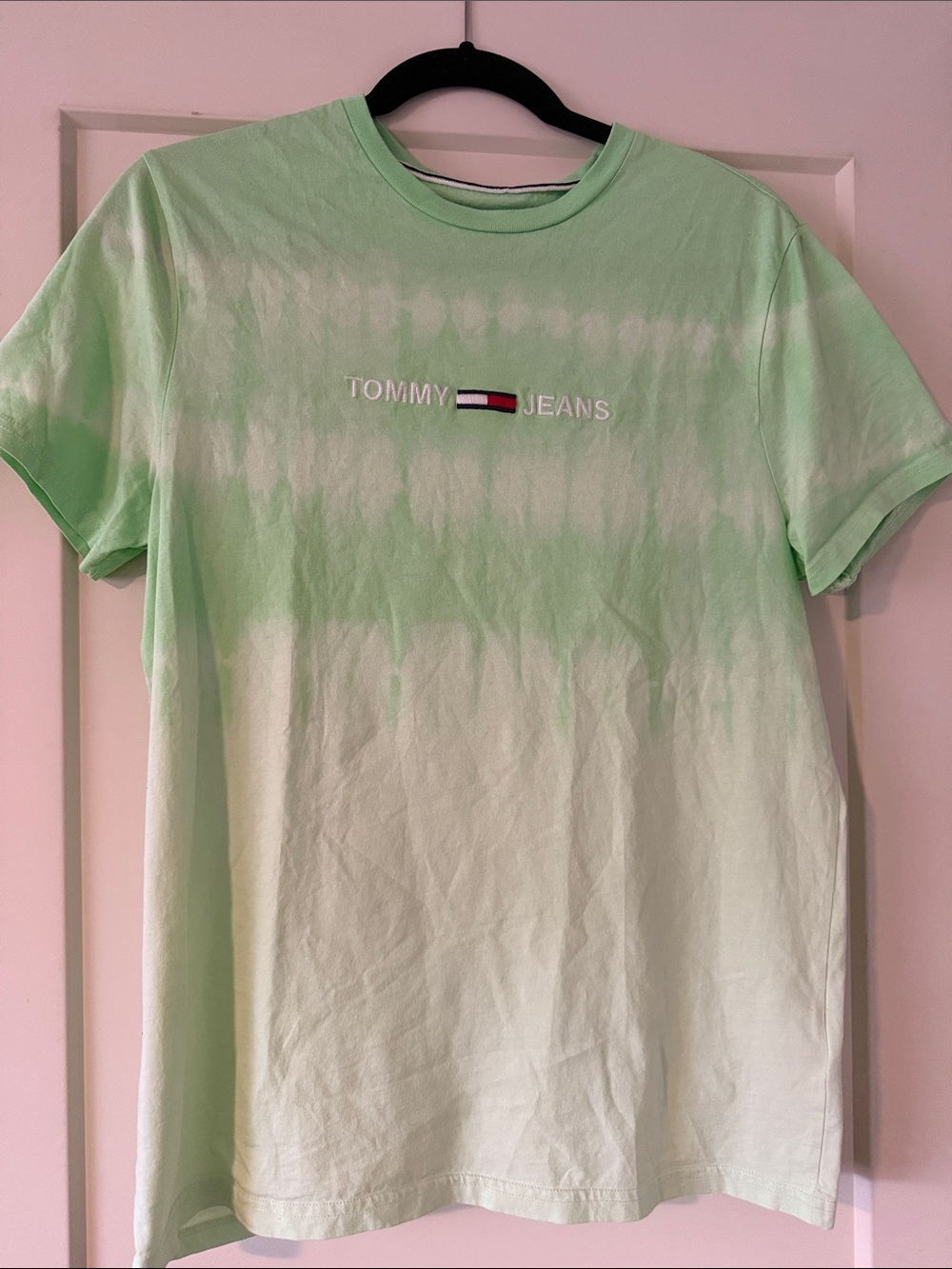 Tommy Hilfiger Light Green Ombre Logo Tee